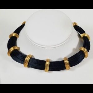 RRD Ron Rizzo Gilt Necklace Earring Set